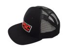 PSC Black Flat Bill Embroidered Trucker Hat 