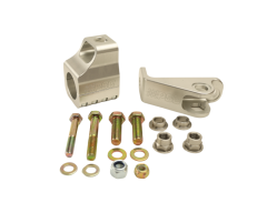 Jeep JL/JT Billet Aluminum Double Shear Cylinder Assist® Axle Mount Kit with 1-1/2" Tie Rod