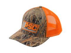 PSC Camo/Safety Orange Trucker Hat