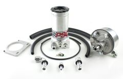 Remote-Fill Power Steering P Pump and Remote Reservoir Kit for Full Hydraulic Steering Applications 