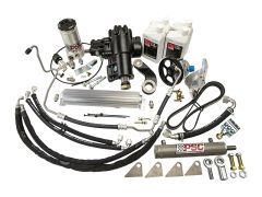 PSC Cylinder Assist™ Steering Kit for 2012-18 Jeep Wrangler JK 3.6L w/ Aftermarket Front Axle 6.75" Lock-to-Lock