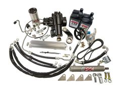 PSC Cylinder Assist® Steering Kit for 2012-18 Jeep Wrangler JK 3.6L w/ Front Axle 8.0" lock-to-lock with 1.25" Tie Rod Clamp
