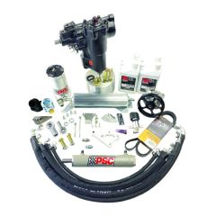 PSC Cylinder Assist™ Steering Kit for 2021-Newer Jeep Wrangler JL Rubicon 392 HEMI with Aftermarket Front Axle 6.75" Lock-to-Lock and 1-5/8" Tie Rod Clamp