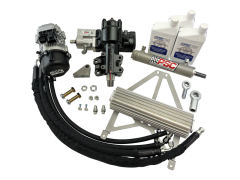 PSC Cylinder Assist™ EHPS Steering System, 2020-2024 Jeep Gladiator Diesel with 6.75" Axle Stroke and No Tie Rod Clamp