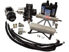 PSC Cylinder Assist™ EHPS Steering Kit for 20-2023 Jeep JT w/ Aftermarket Front Axle 7.5" Lock-to-Lock and 1-3/4 Tie Rod Clamp