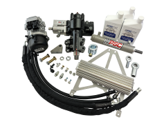 PSC Cylinder Assist™ EHPS Steering System, 2020-2024 Jeep Gladiator Diesel with 6.75" Axle Stroke and 2.0" Tie Rod