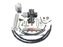 PSC Cylinder Assist™ EHPS Steering Kit for 20-2023 Jeep JL/JT 3.0 Diesel w/ Aftermarket Front Axle 7.5" Lock-to-Lock and No Tie Rod Clamp