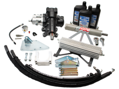 PSC Cylinder Assist™ EHPS Steering System, 2020-2024 Jeep Gladiator Diesel with 6.75" Axle Stroke and OEM Tie Rod