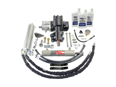 PSC Cylinder Assist™ EHPS Steering Kit for 18-2023 Jeep JL w/ Aftermarket Front Axle 8.0" Lock-to-Lock and No Tie Rod Clamp