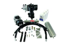 PSC Cylinder Assist™ EHPS Steering Kit for 18-2024 Jeep JL w/ Aftermarket Front Axle 7.5" Lock-to-Lock and No Tie Rod Clamp