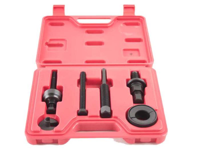 Power Steering Pump Pulley Puller Remover Installer Tool Kit Removal for GM Ford 